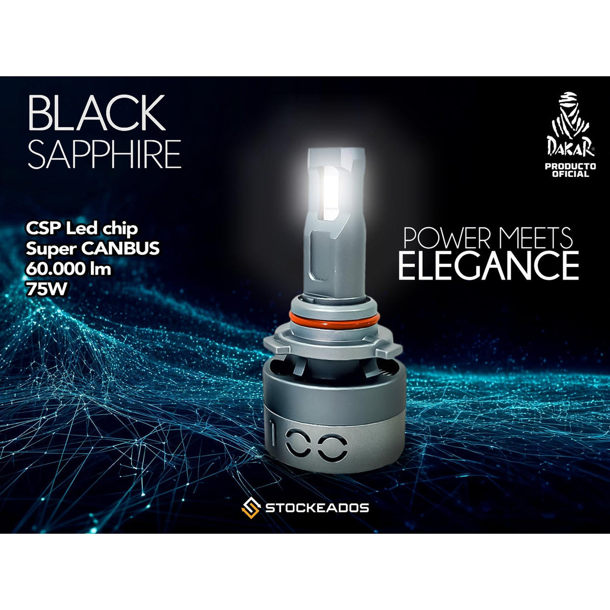 Kit Ampolletas LED IR100 Black Sapphire 60.000LM CANBUS