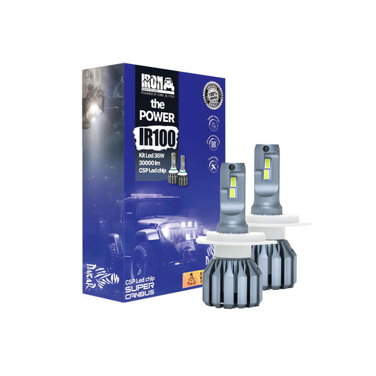 Kit Luces Led Ir100 Dakar H1 H4 H7 H11 9005 9006 30000lm 36w
