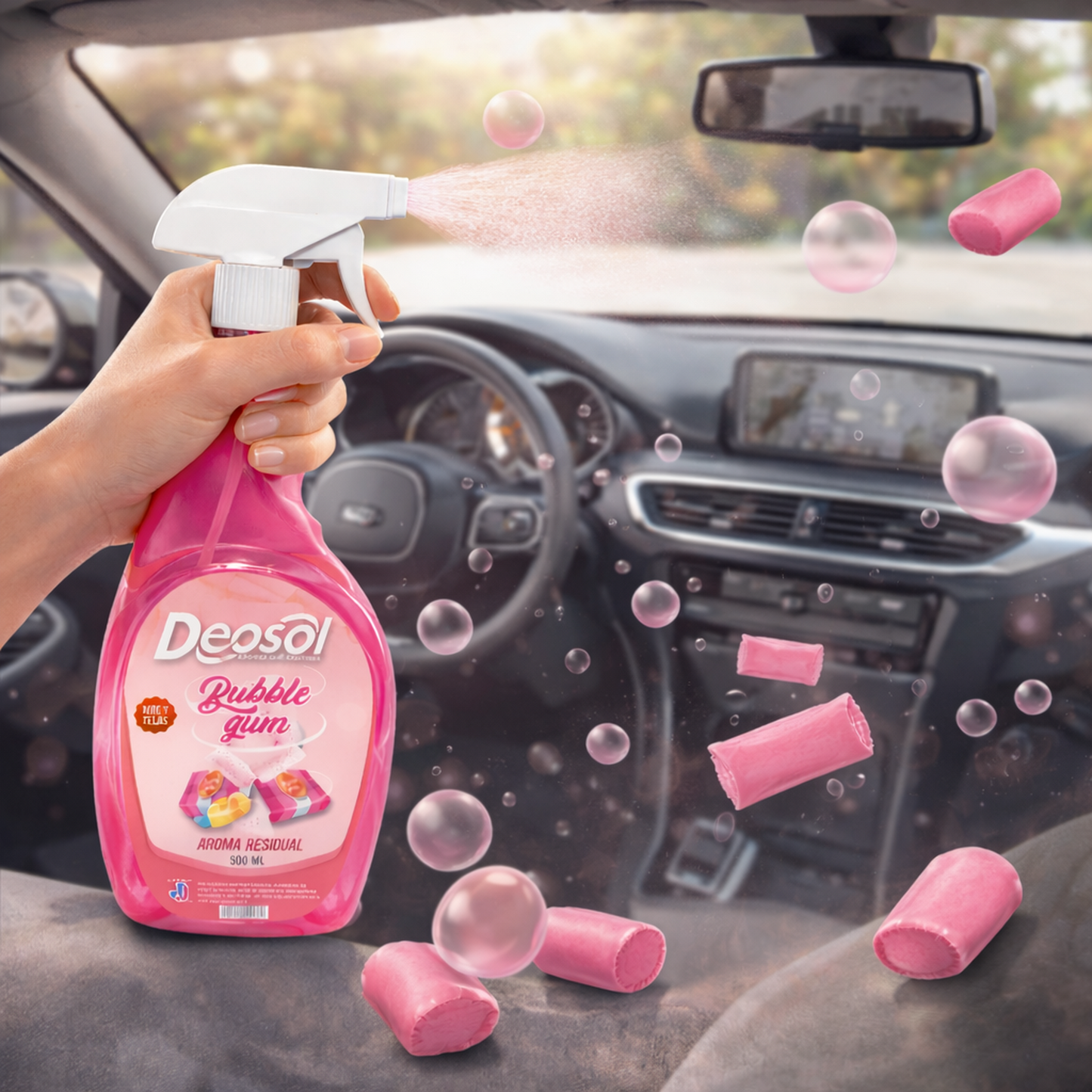 Aromatizante Ambiental Deosol Bubble Gum 500ml Aire Y Tela