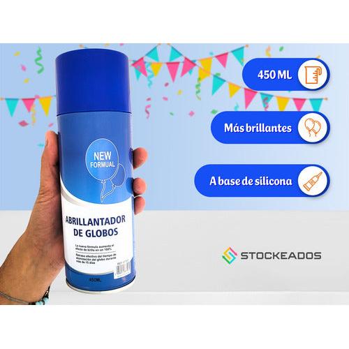 Abrillantador De Globos 450ml Spray Brillo Para Globos Látex