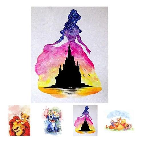 Kit Pintura Diamante Disney 5D 40x30 cm – Arte por Números con Diamantes