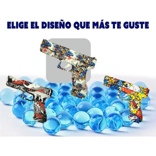 Pistola Glock De Juguete Hidrogel Más Balas Hidrogel