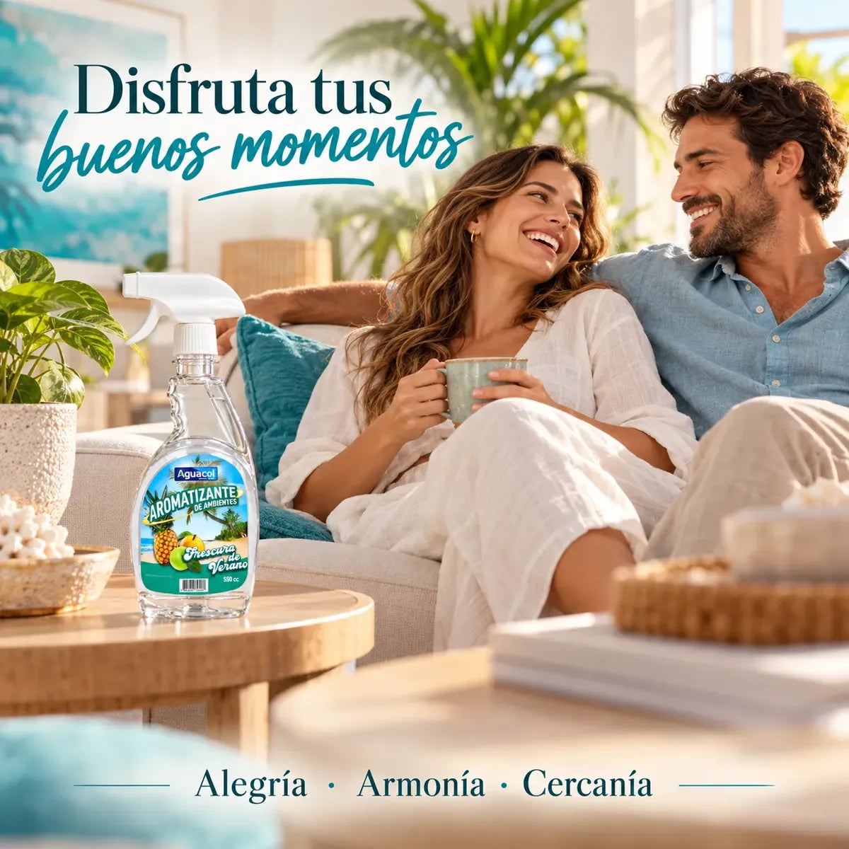 Aromatizante Aguacol Frescura de Verano 550 cc Spray