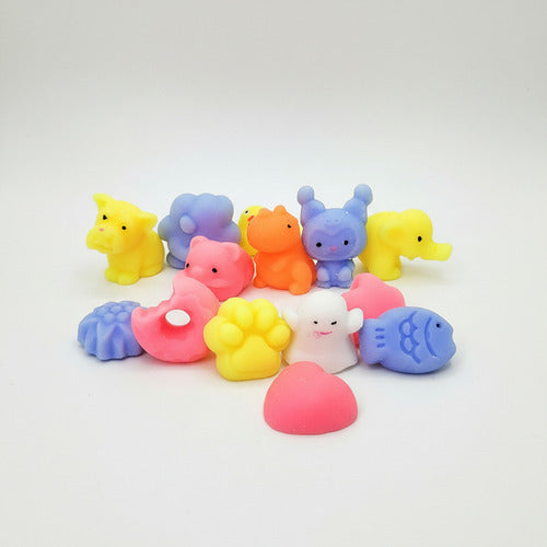 Pack 36 Unidades Squishys Balde Antiestres Juguete Surtidos