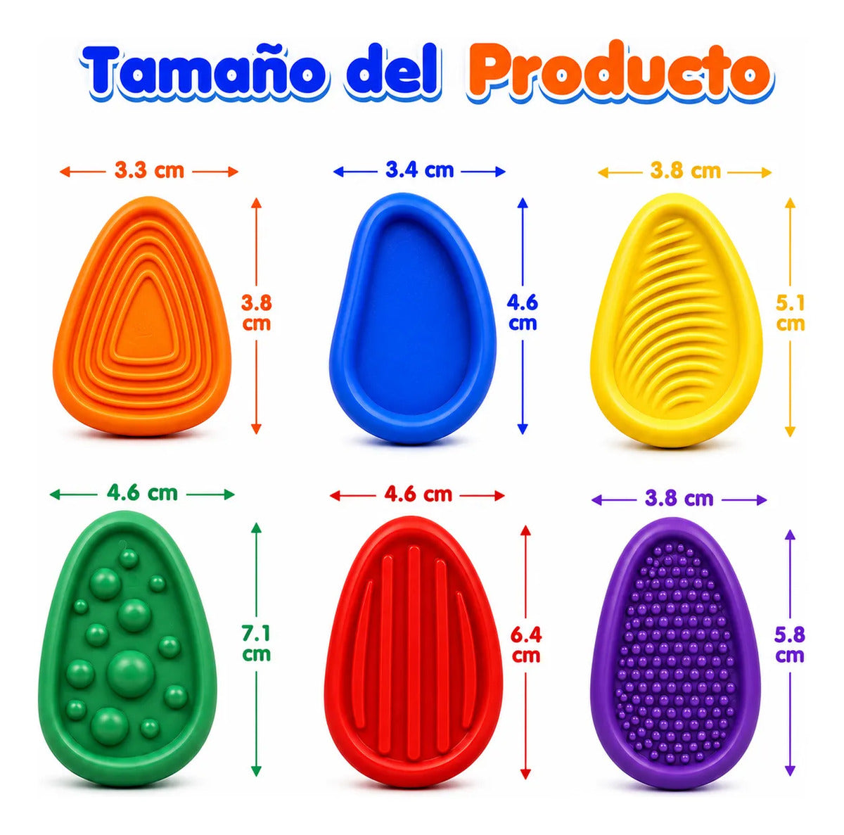 Juguetes Antiestrés Con Piedras Sensoriales Niños