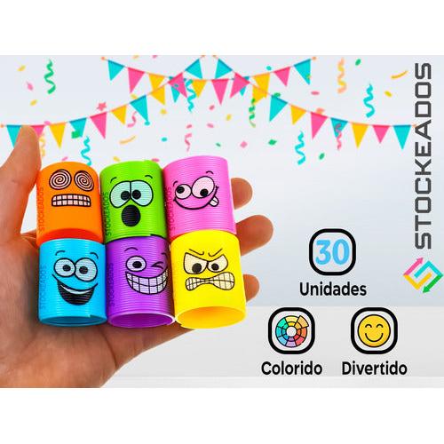 Pack 30 Resortes 3.5 Cm - Juguete Sorpresa Cumpleaños