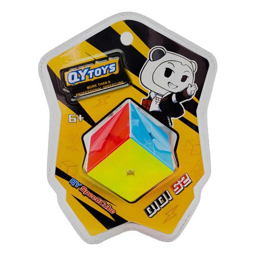 Cubo Mágico 2x2 Qiyi Qidi Color Negro Ideal Para Principiantes Stickerless