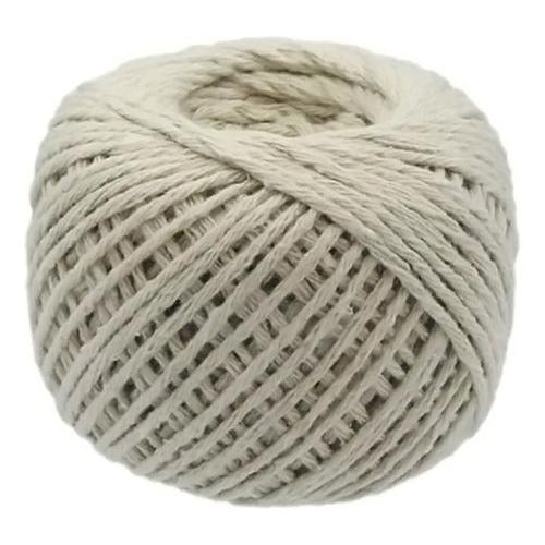 Ovillo Pitilla de Algodón 45 g Color Crudo – Para Amarras, Manualidades y Paquetería