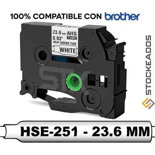 Cinta Termocontraible Alternativa Brother Hse-251 24mm