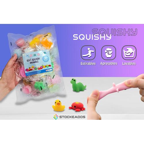 Pack 36 Unidades Squishys Antiestrés Juguete Cumpleaños