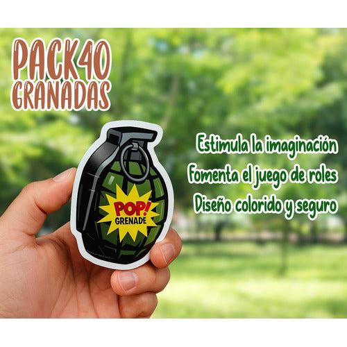 Pack 40 Granadas Pop Juguete – Sorpresas para Cumpleaños y Piñatas