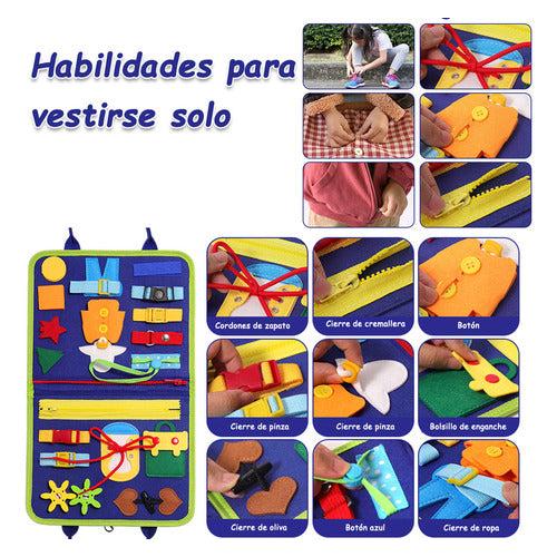 Libro Sensoriales Interactivo Montessori Juego Educativo