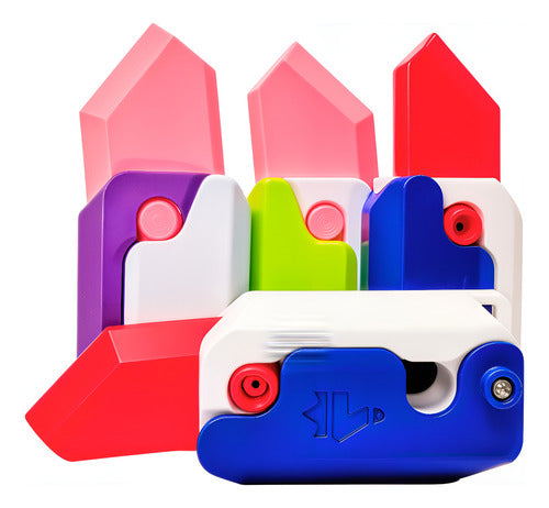 Pack 6 Cuchillo Retráctil Deslizante Juguete Antiestrés