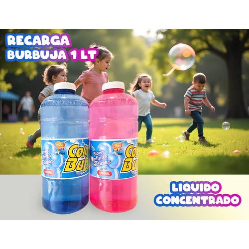 Liquido De Burbujas Para Recarga 1 Litro - Burbujeros