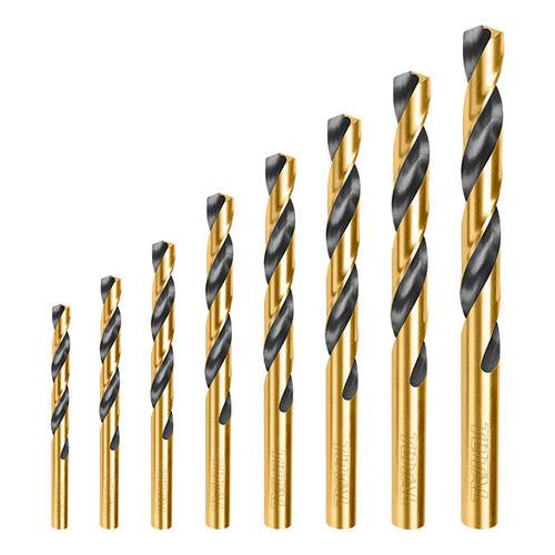 Kit Set Juego Brocas Para Metal 8 Piezas Total Tacsd0801