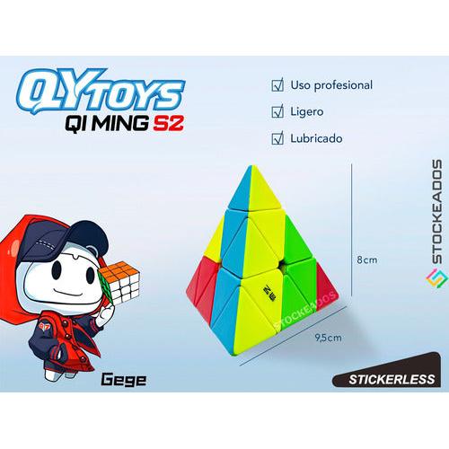 Pyraminx QiYi MS Magnético – Cubo Rubik Pirámide de Velocidad