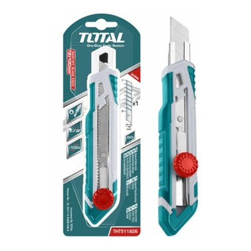 Corta Carton Cuchillo Cartonero 18mm X 100mm Total Tht511826