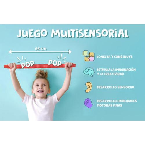 Pack 10 Tubos Pop It Juguete Sensorial Antiestrés Cumpleaños