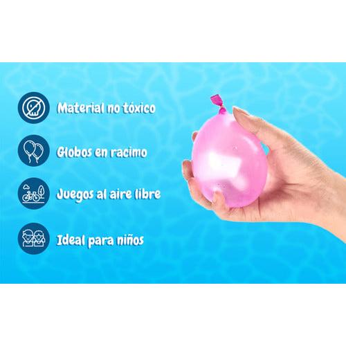 Bombitas De Agua 111 Globos De Colores Más Adaptador Llenado