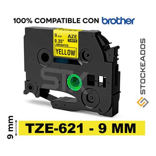 Cinta Amarilla Tze-621 Brother Alternativa 9mmx8m
