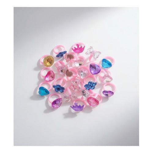 Pack 36 Anillos para Niñas – Sorpresas de Cumpleaños y Piñatas