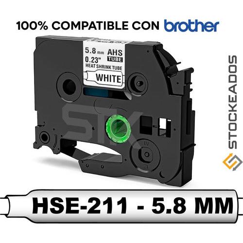 Cinta Termocontraible Alternativa Brother Hse-211 / 611 6mm
