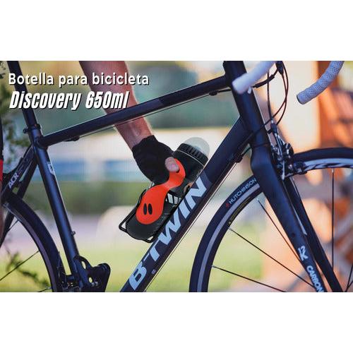 Botella Para Bicicleta 650ml + Soporte De Aluminio