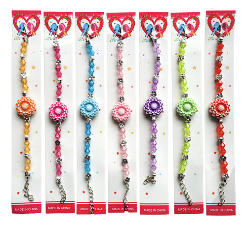 Pack 20 Pulseras Niñas Juguetes De Sorpresa Cumpleaños