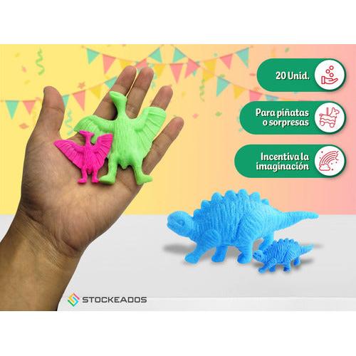 Pack 20 Crecencios Dino Sorpresas Cumpleaños Juguetes Piñata
