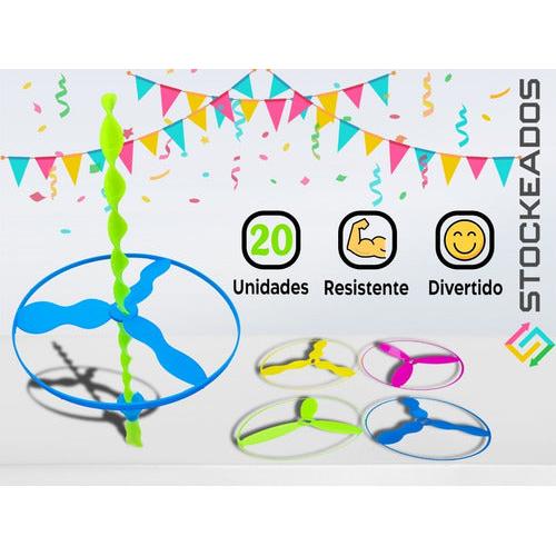 Pack 20 Discos Voladores - Juguete Sorpresa Cumpleaños