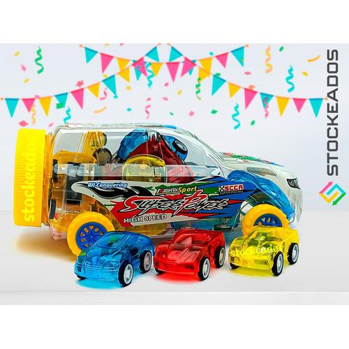 Pack 15 Autitos A Fricción - Juguete Sorpresa Cumpleaños