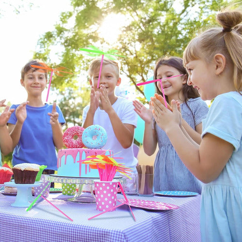 Pack 50 Hélices Volador Libelula Sorpresa Cumpleaños