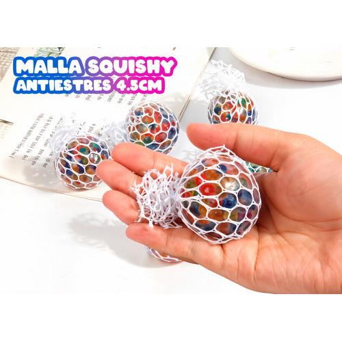 Pack 12 Squishy Malla 4.5 Cms - Juguete Sorpresa Cumpleaños