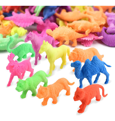 Pack 20 Crecencios Animales Sorpresas Cumpleaños Juguetes