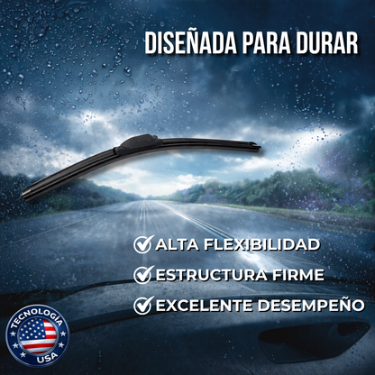 Plumilla Limpiaparabrisas Delantera Universal 14 a 26 Pulgadas Ektion