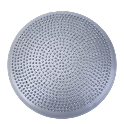 Cojin Yoga Sensorial Propioceptivo Tea Color Gris + Inflador