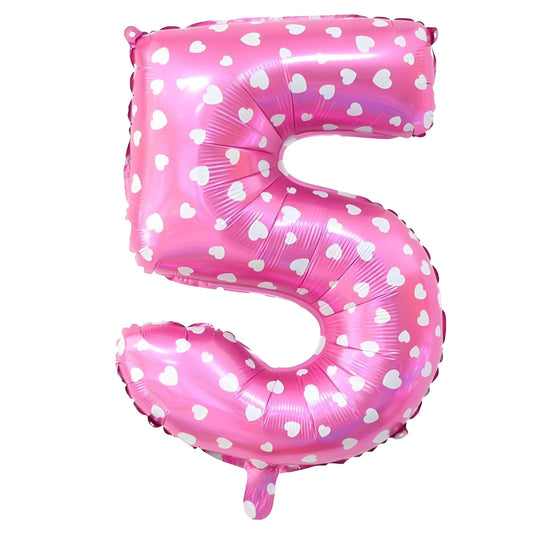 Globo Numero 5 Fucsia 53cm