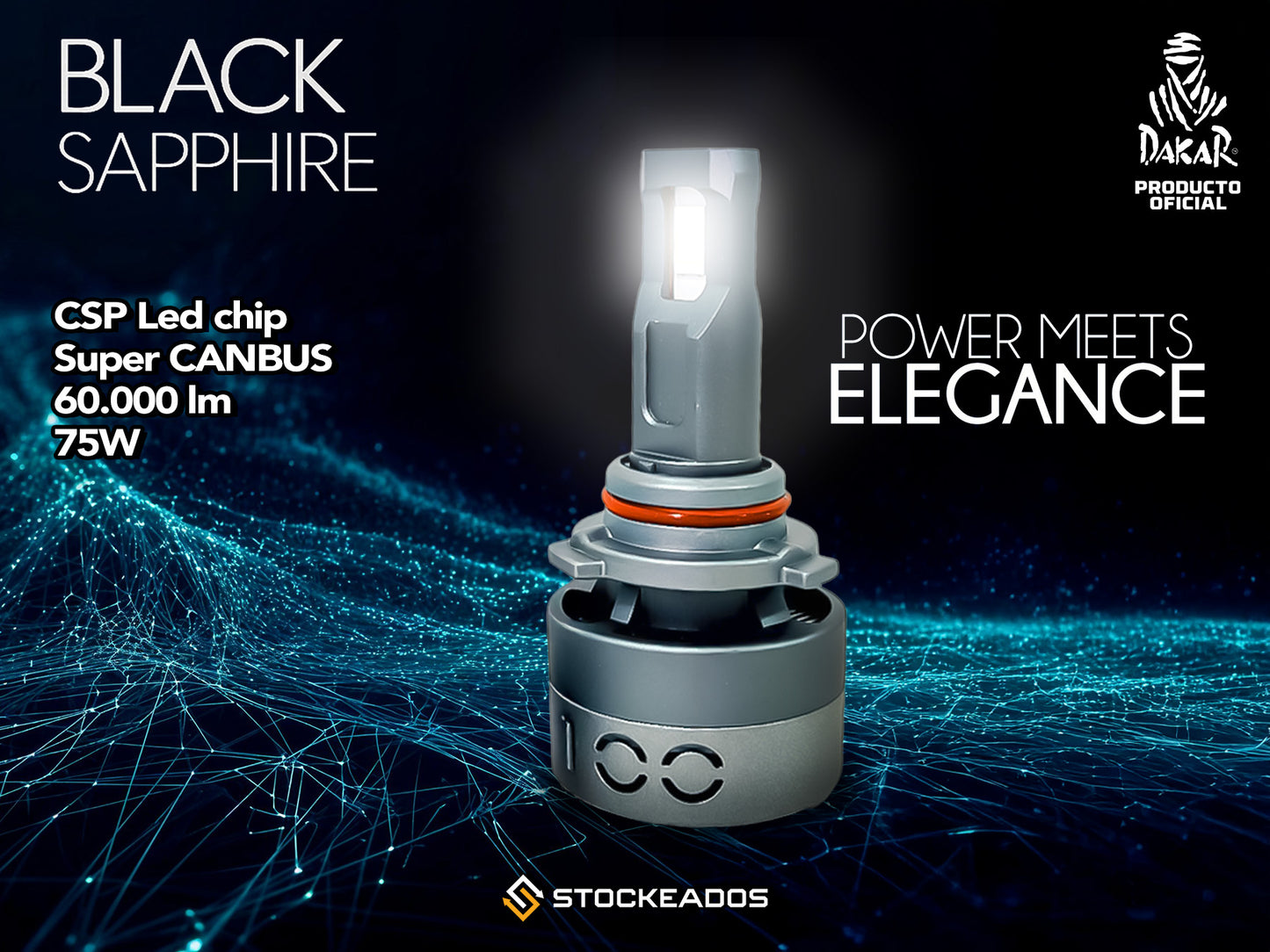 Ampolleta Led Ir100 Black Sapphire H1 H4 H7 H11 9005 9006