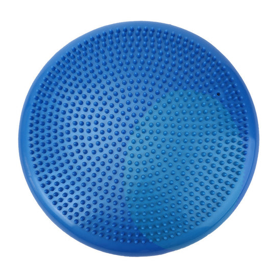 Cojin Yoga Sensorial Propioceptivo Tea Color Azul + Inflador