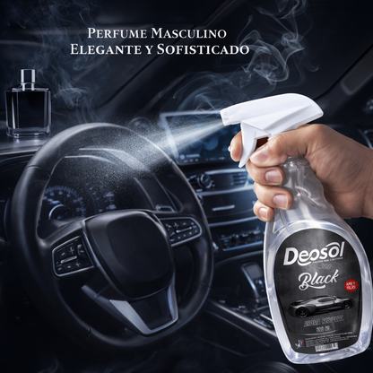 Aromatizante Ambiental Deosol Black 500ml Aire Y Tela