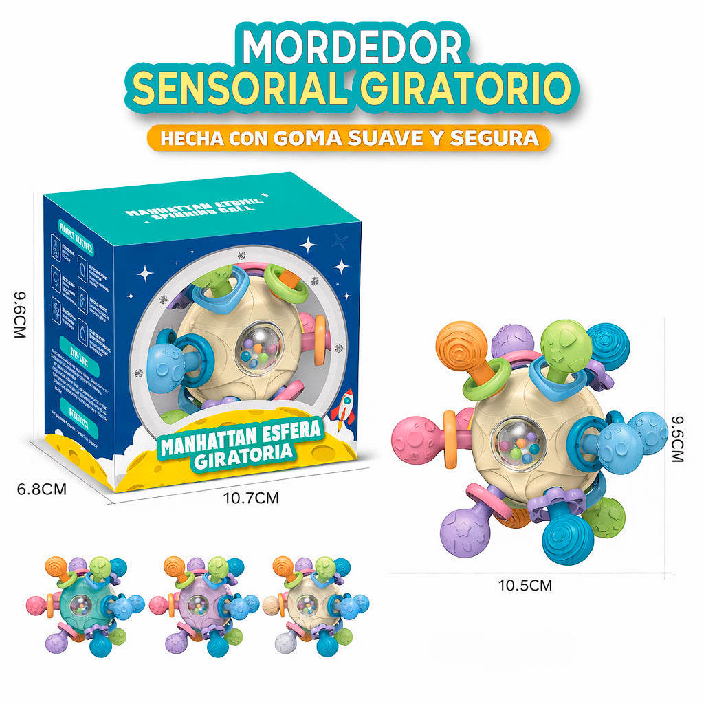 Juguete Sonajero Sensorial Para Guagua Bebe Montessori
