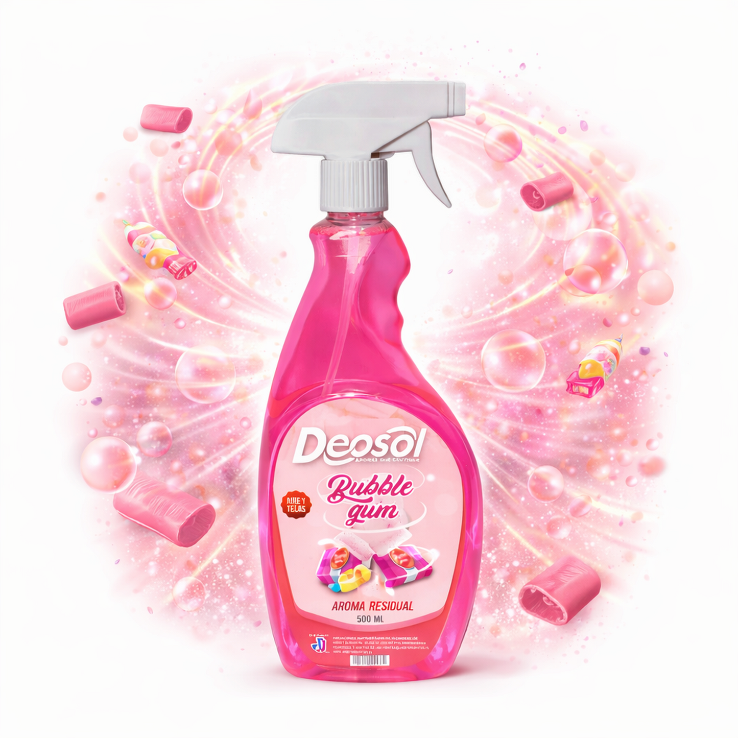 Aromatizante Ambiental Deosol Bubble Gum 500ml Aire Y Tela