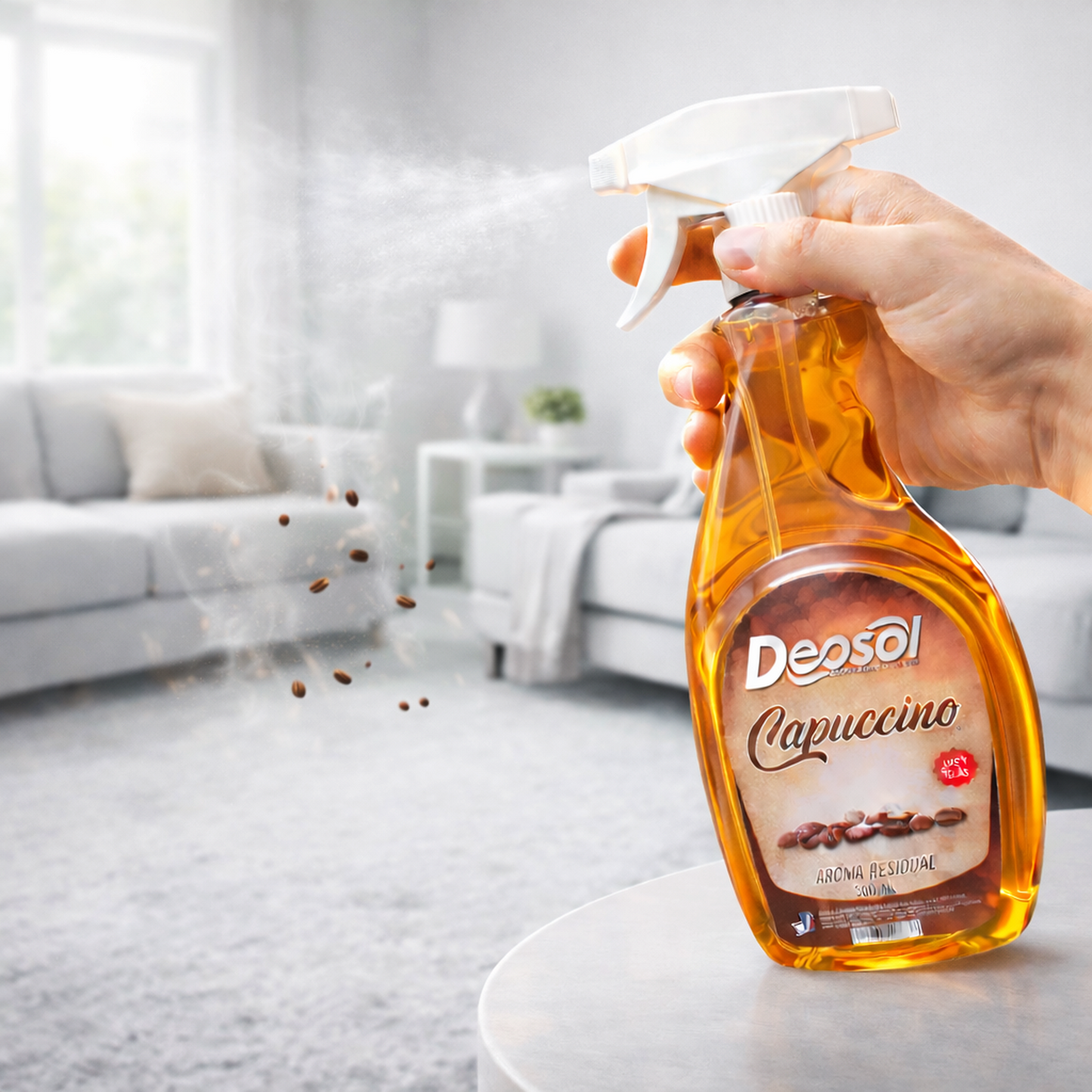 Aromatizante Ambiental Deosol Capuccino 500ml Aire Y Tela