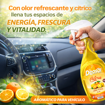 Aromatizante Ambiental Deosol Citrus 500ml Aire Y Tela