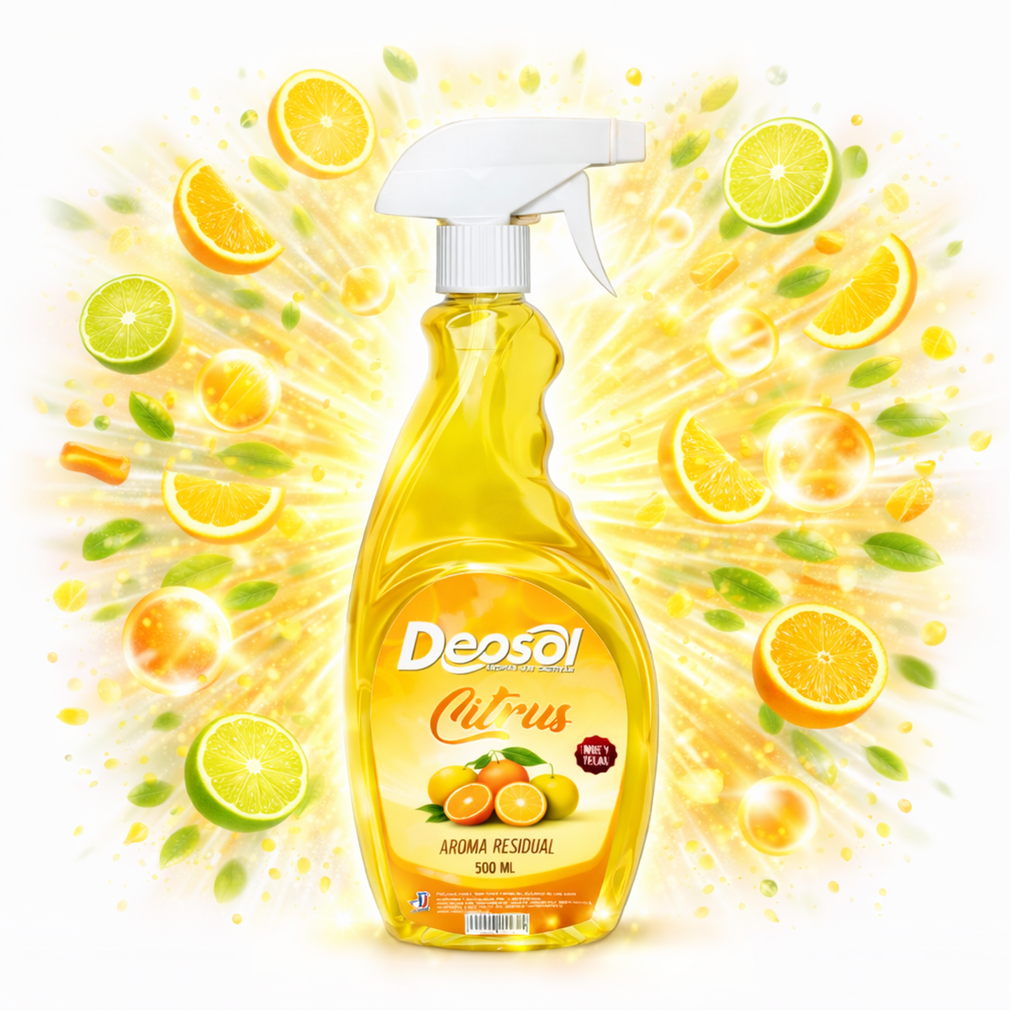 Aromatizante Ambiental Deosol Citrus 500ml Aire Y Tela