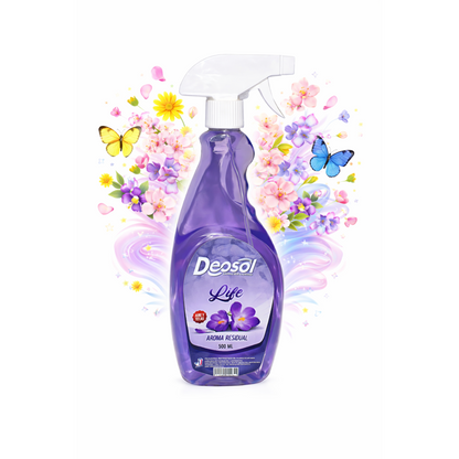 Aromatizante Ambiental Deosol Life 500ml Aire Y Tela