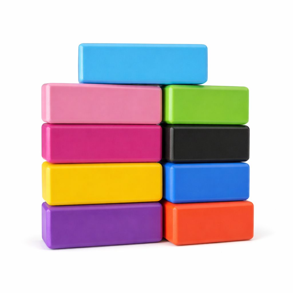 Ladrillo Bloque Yoga Goma Eva Pilates Fitness Colores