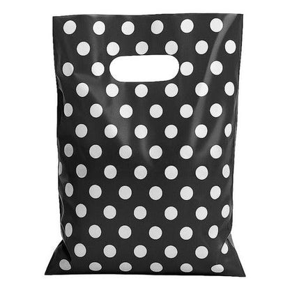 Pack 50 Bolsas Con Lunares Para Cumpleaños 20x30 Cm