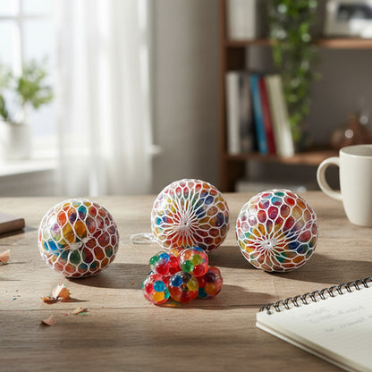 Pack 12 Squishy Malla 6cms - Juguete Sorpresa Cumpleaños