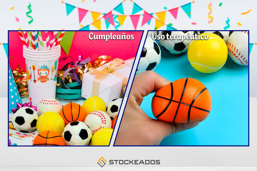 Pack 12 Pelotas Antiestrés - Juguete Sorpresa Relajación